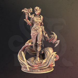 Elfa Luchadora Guerrera Hechicera Maga