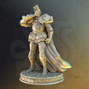 Humano Guerrero Luchador Aventurero Caballero Miniatura