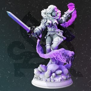 Humana Mediana Hafling Maga Hechicera Bruja Hechizo