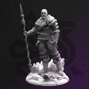 Goliath Guerrero Jinete Bárbaro Luchador Lanza Tribal
