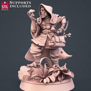 Druida Chamán Humano Plantas Pociones