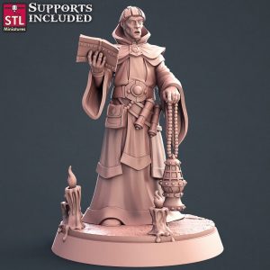 Sacerdote Padre Cura Religioso Incienso Humano