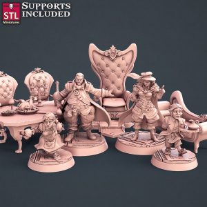 Set Comerciante Negocios Gremio