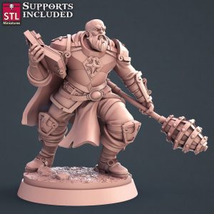 Clérigo Paladín Caballero Guerrero Luchador Hombre Catapulta