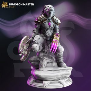 Goliath Guerrero Luchador Jefe Tribal Garras Hacha