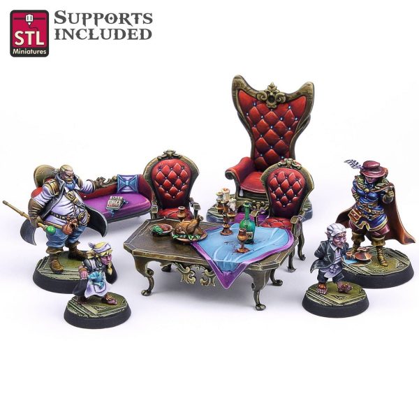 Señora de la limpieza Duende Servicio NPC Plumero Delantal - Imagen 3