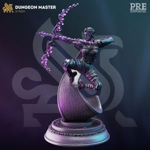 Elfa Arcana Arquera Exploradora Guerrera Luchadora Arco
