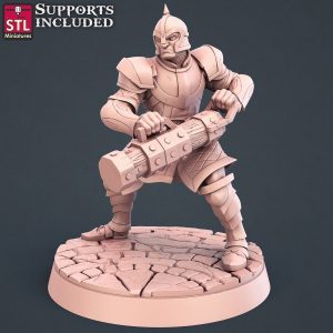 Guardia Ciudad Asedio Caballero Soldado Guerrero Escenografía