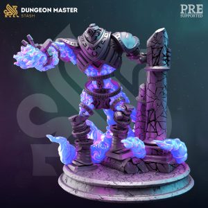 Golem Arcano Criatura Monstruo Guardián