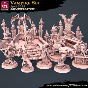 Set Vampiros Lord Señores No muertos