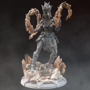Elemental Tierra Guerrera Avatar Luchadora Geomántica Mujer