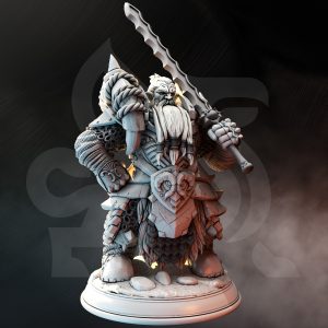 Enano Paladín Guerrero Soldado Caballero Luchador