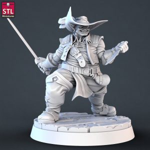 Pirata Orco Bucanero Corsario Tripulante Ladrón Espada Daga