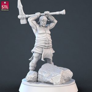 Trabajador / Constructor Medieval Steampunk Pico / Fantasía