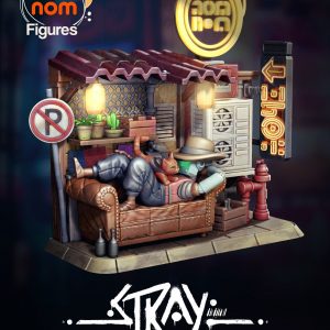 Stray / Gato Robot B12 / Diorama / Videojuego
